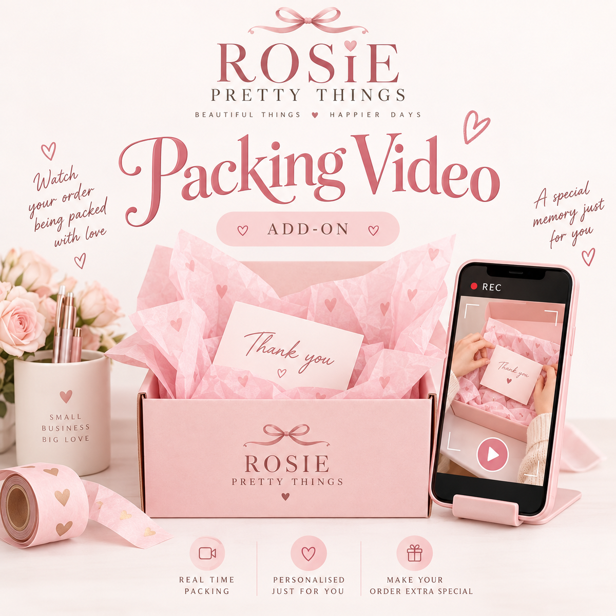✨Video recording of your order✨